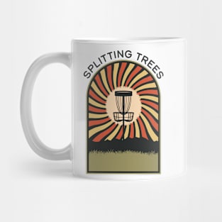 Splitting Trees | Disc Golf Vintage Retro Arch Mountains Mug